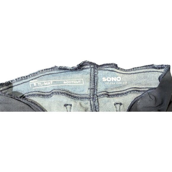Stylish Comfort! Sonoma Maternity Boot Cut Blue Jeans Size 8 - Picture 3 of 8